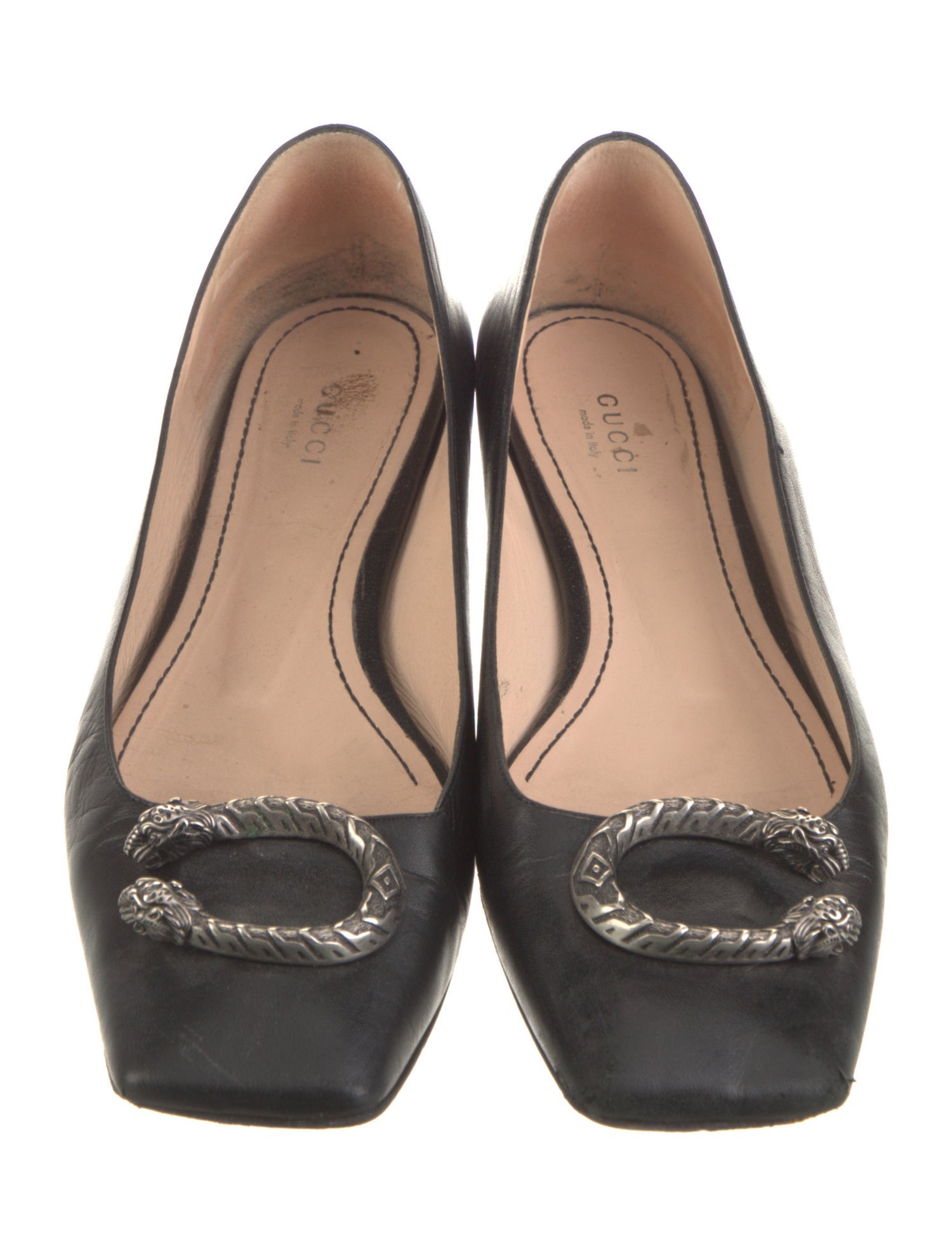 Gucci Leather Ballet Flats