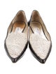 Jimmy Choo Patent Leather Animal Print Loafers