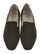 Jimmy Choo Suede Studded Accents Loafers