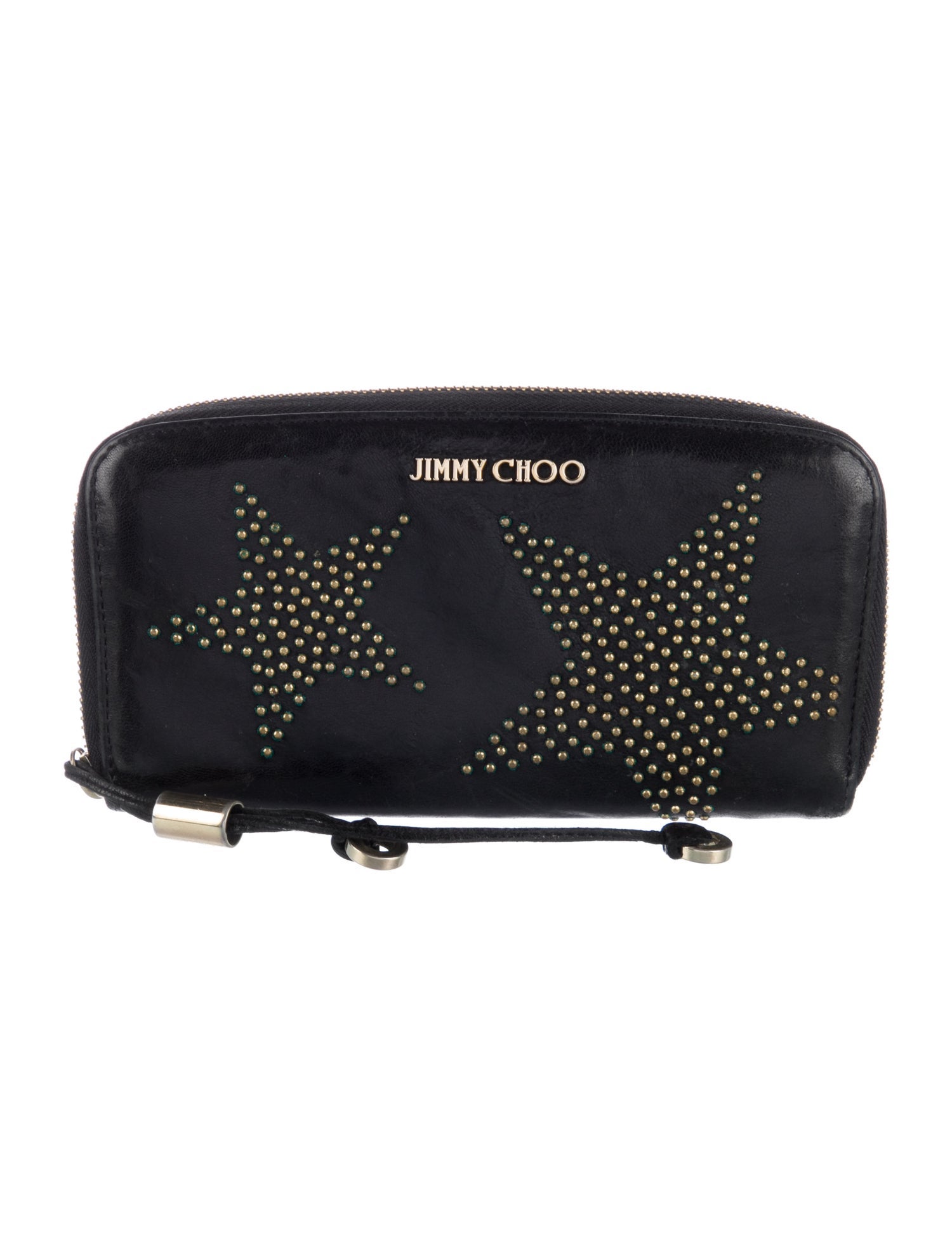 Jimmy Choo Leather Patterned Wristlet