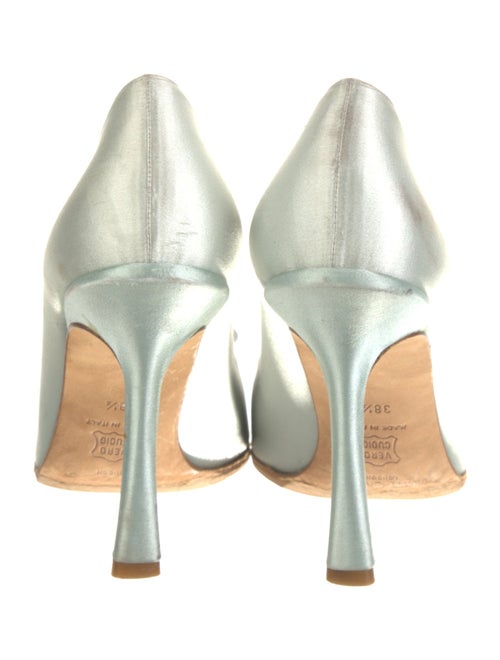 Jimmy Choo Leather Crystal Embellishments Pumps