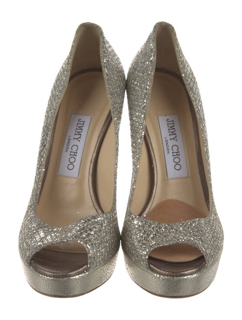 Jimmy Choo Glitter Glitter Accents Pumps