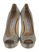 Jimmy Choo Glitter Glitter Accents Pumps