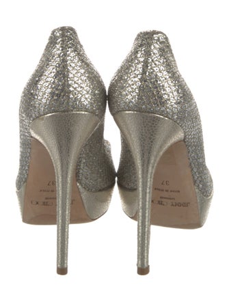 Jimmy Choo Glitter Glitter Accents Pumps