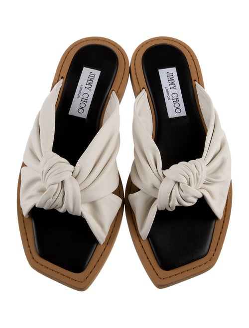 Jimmy Choo Leather Slides w/ Tags