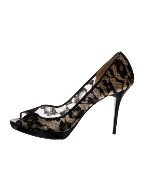 Jimmy Choo Lace Printed Pumps