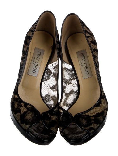 Jimmy Choo Lace Printed Pumps