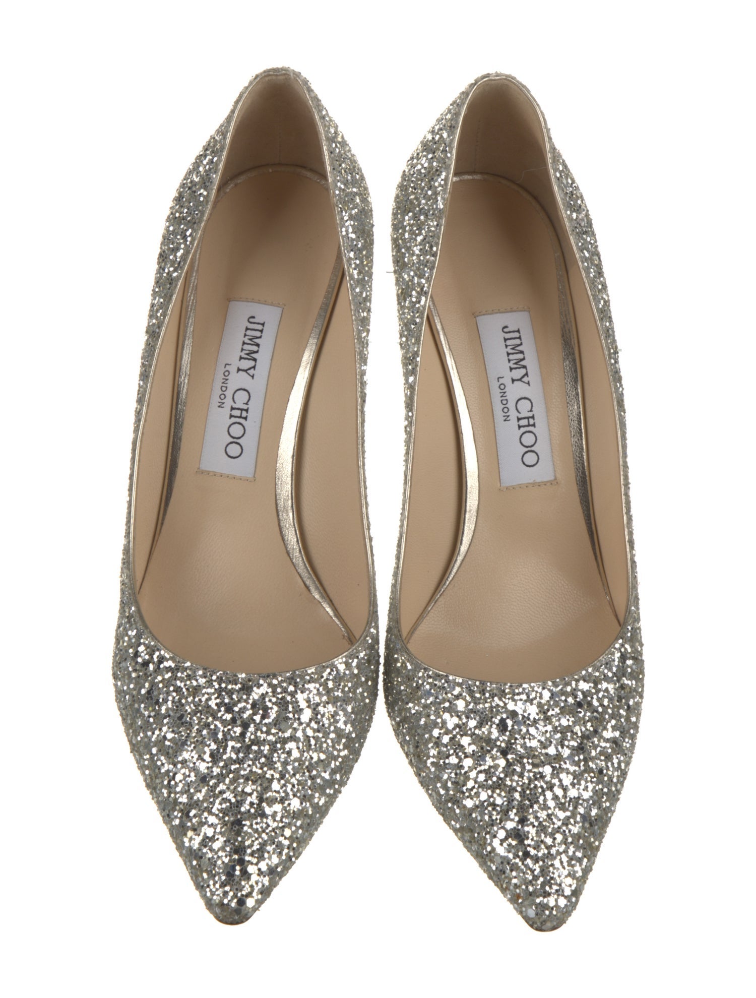 Jimmy Choo Glitter Glitter Accents Pumps