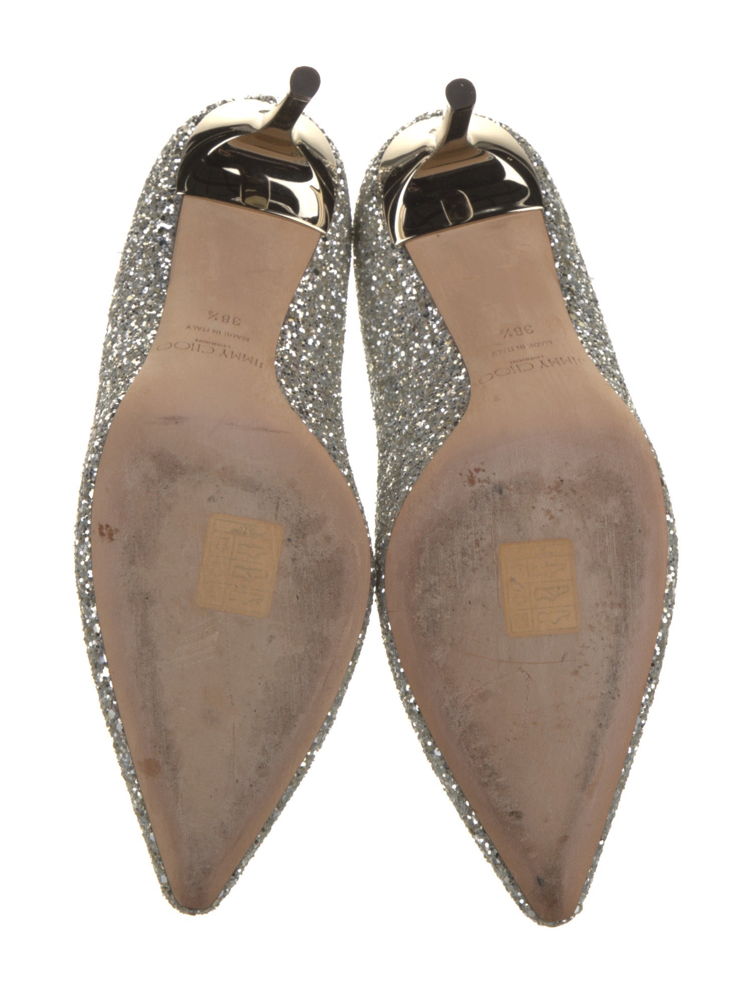 Jimmy Choo Glitter Glitter Accents Pumps