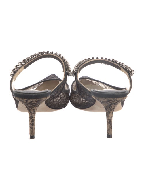 Jimmy Choo Lace Lace Pattern Mules