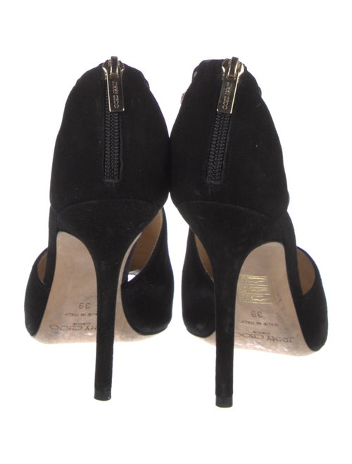 Jimmy Choo Suede Crystal Embellishments Sandals