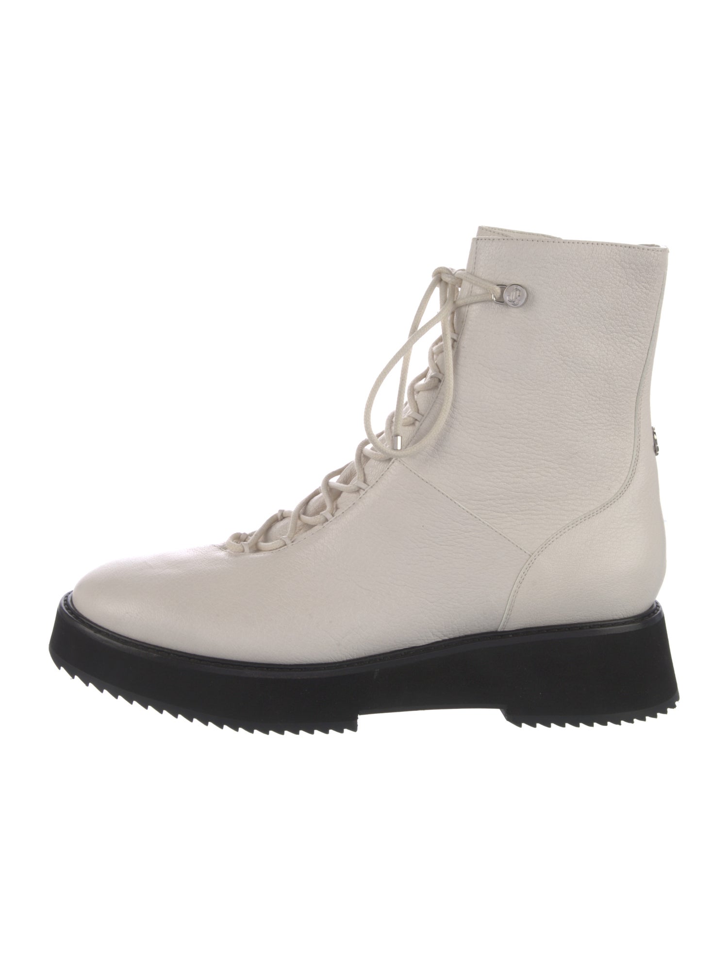 Jimmy Choo Leather Combat Boots