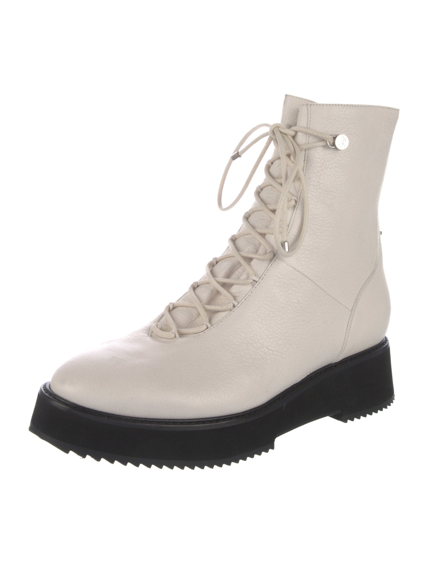 Jimmy Choo Leather Combat Boots