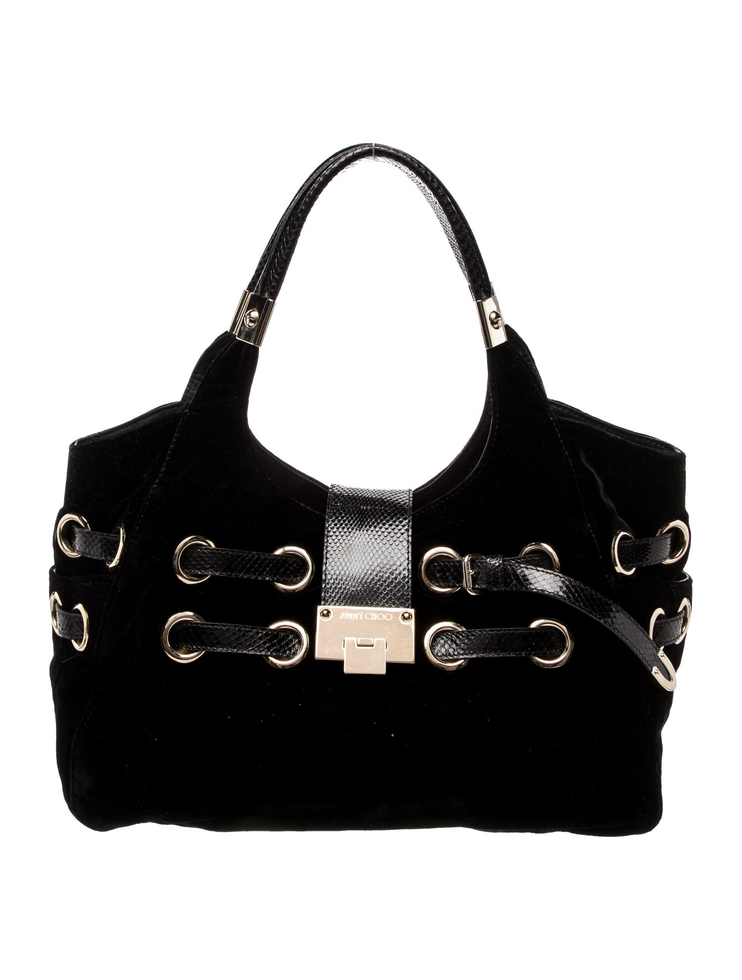 Jimmy Choo Velvet Shoulder Bag