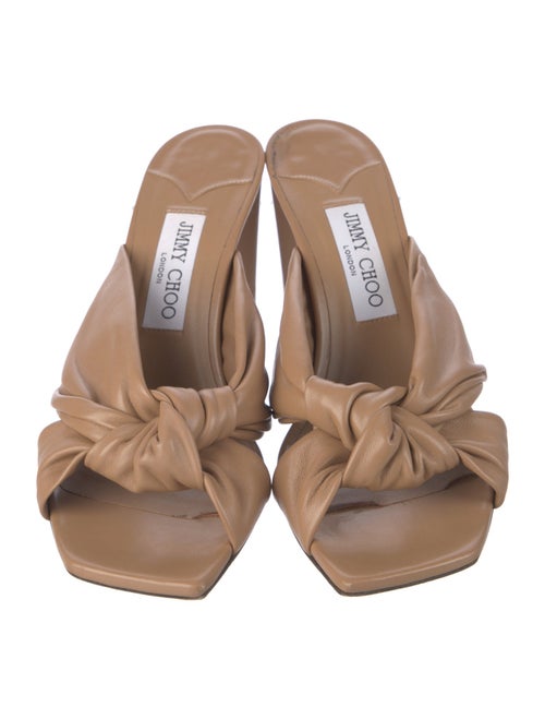 Jimmy Choo Leather Slides