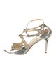 Jimmy Choo Patent Leather T-Strap Sandals