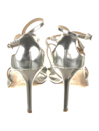 Jimmy Choo Patent Leather T-Strap Sandals