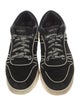 Jimmy Choo Faux Pearl Accents Suede Sneakers
