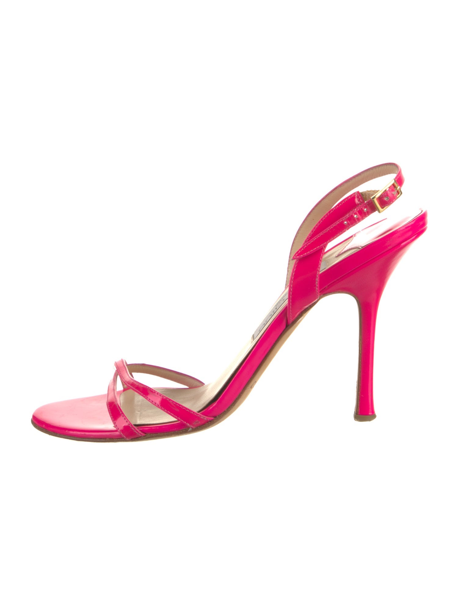 Jimmy Choo Patent Leather Slingback Sandals