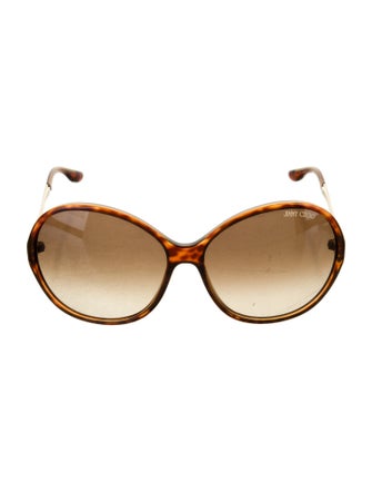 Jimmy Choo Oversize Gradient Sunglasses