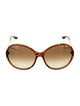 Jimmy Choo Oversize Gradient Sunglasses