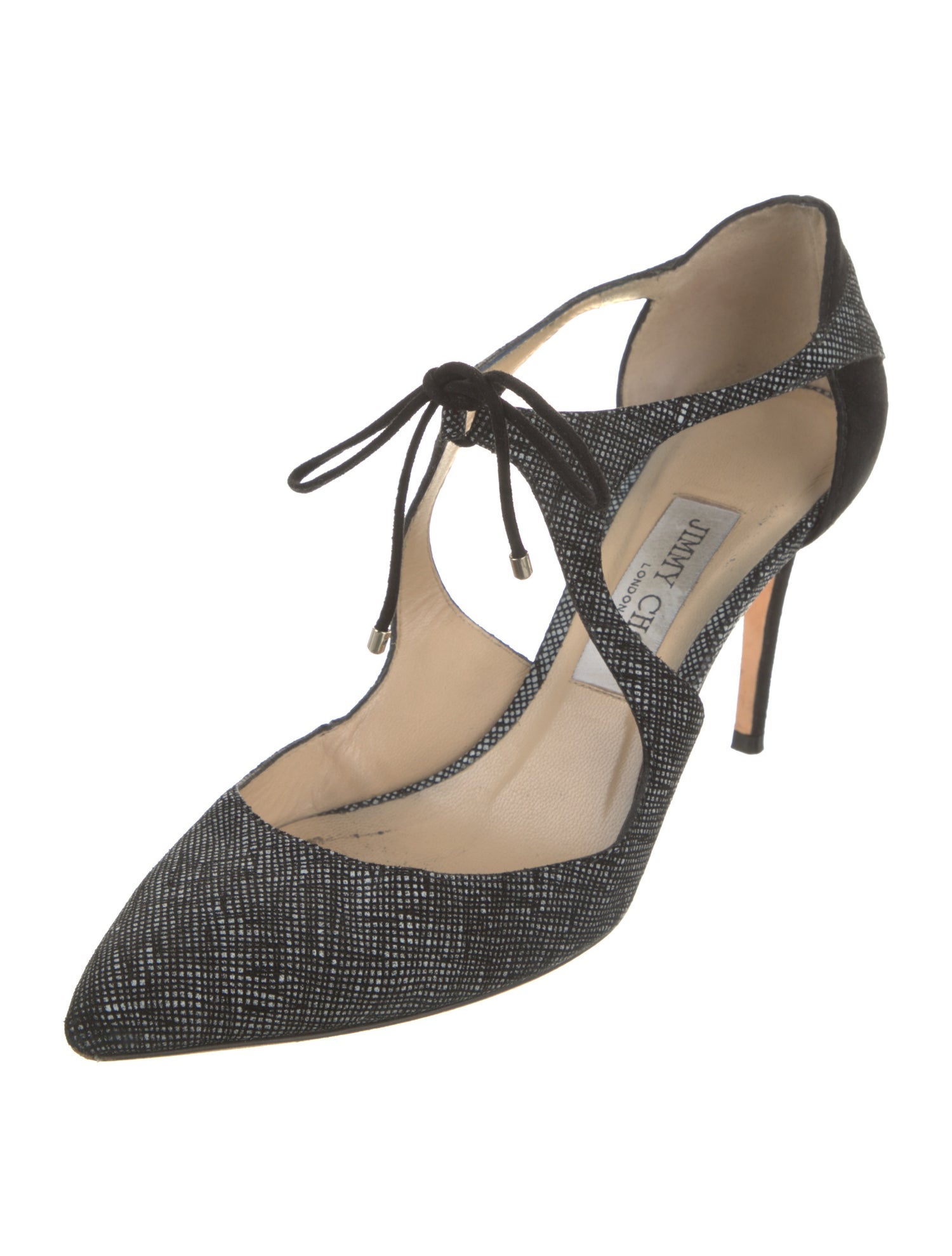 Jimmy Choo Suede T-Strap Pumps