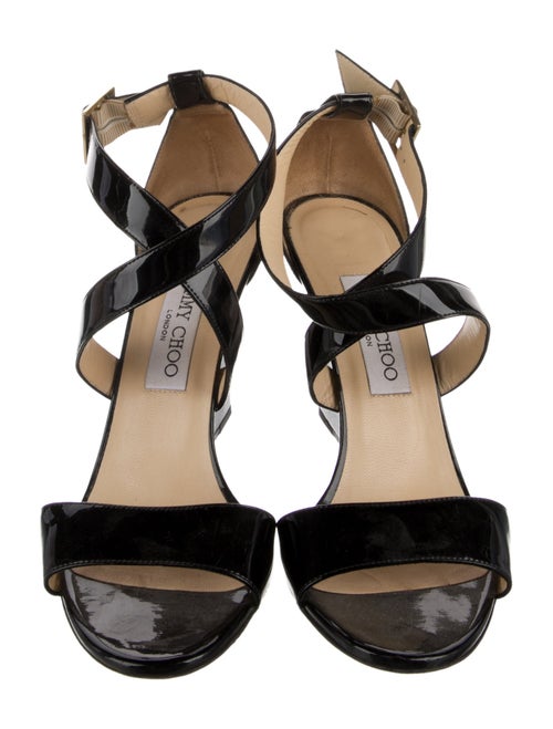 Jimmy Choo Patent Leather Sandals