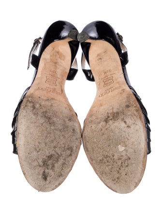 Jimmy Choo Patent Leather Slingback Sandals