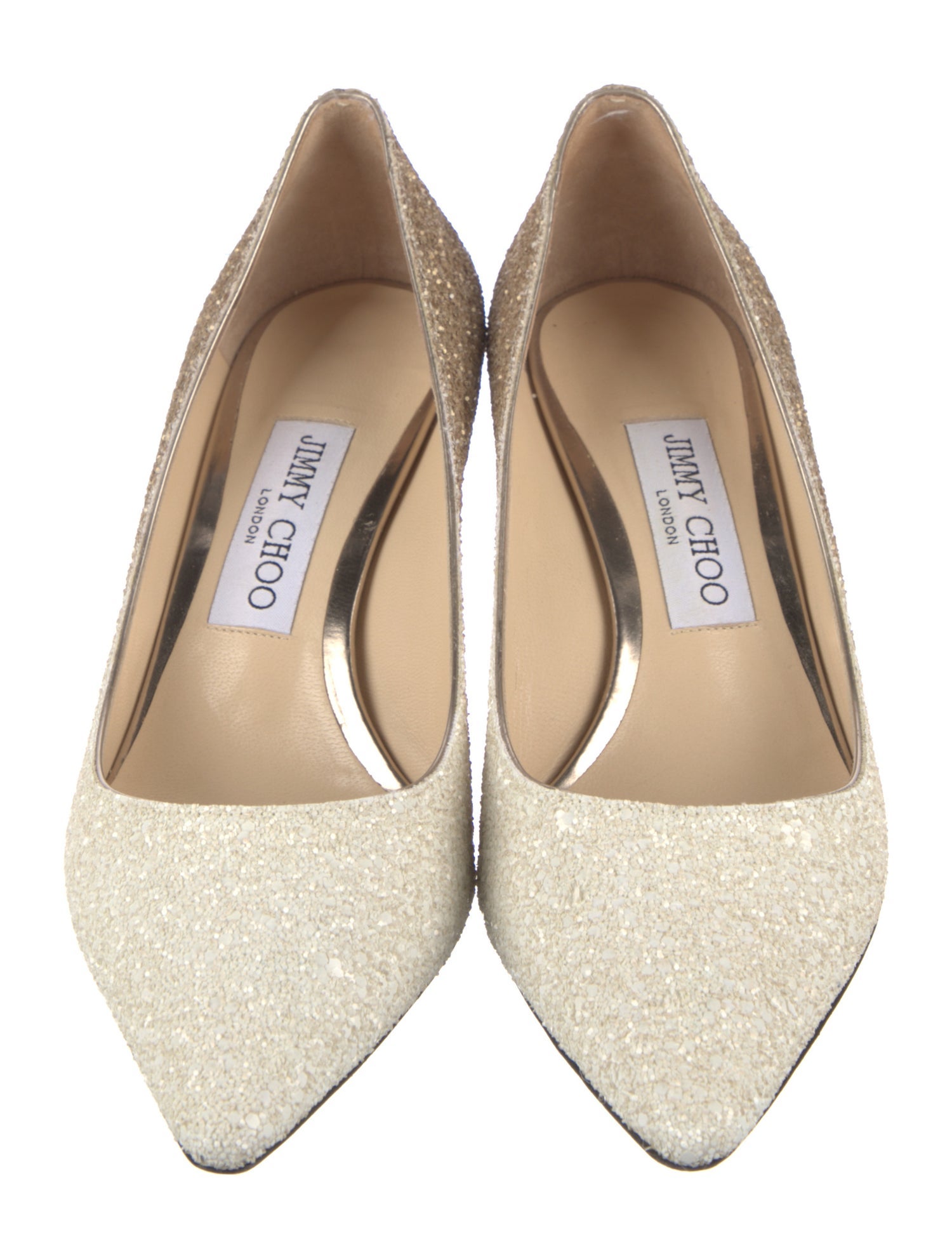 Jimmy Choo Glitter Pumps