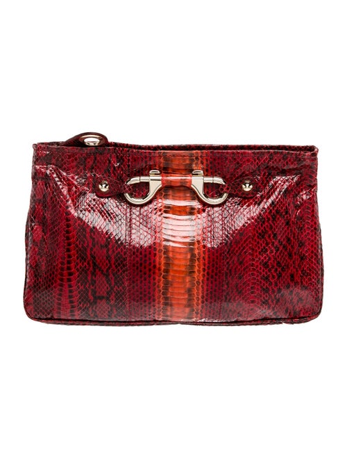 Jimmy Choo Snakeskin Clutch