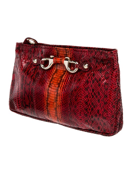 Jimmy Choo Snakeskin Clutch