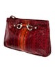 Jimmy Choo Snakeskin Clutch