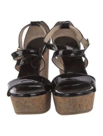 Jimmy Choo Patent Leather Sandals