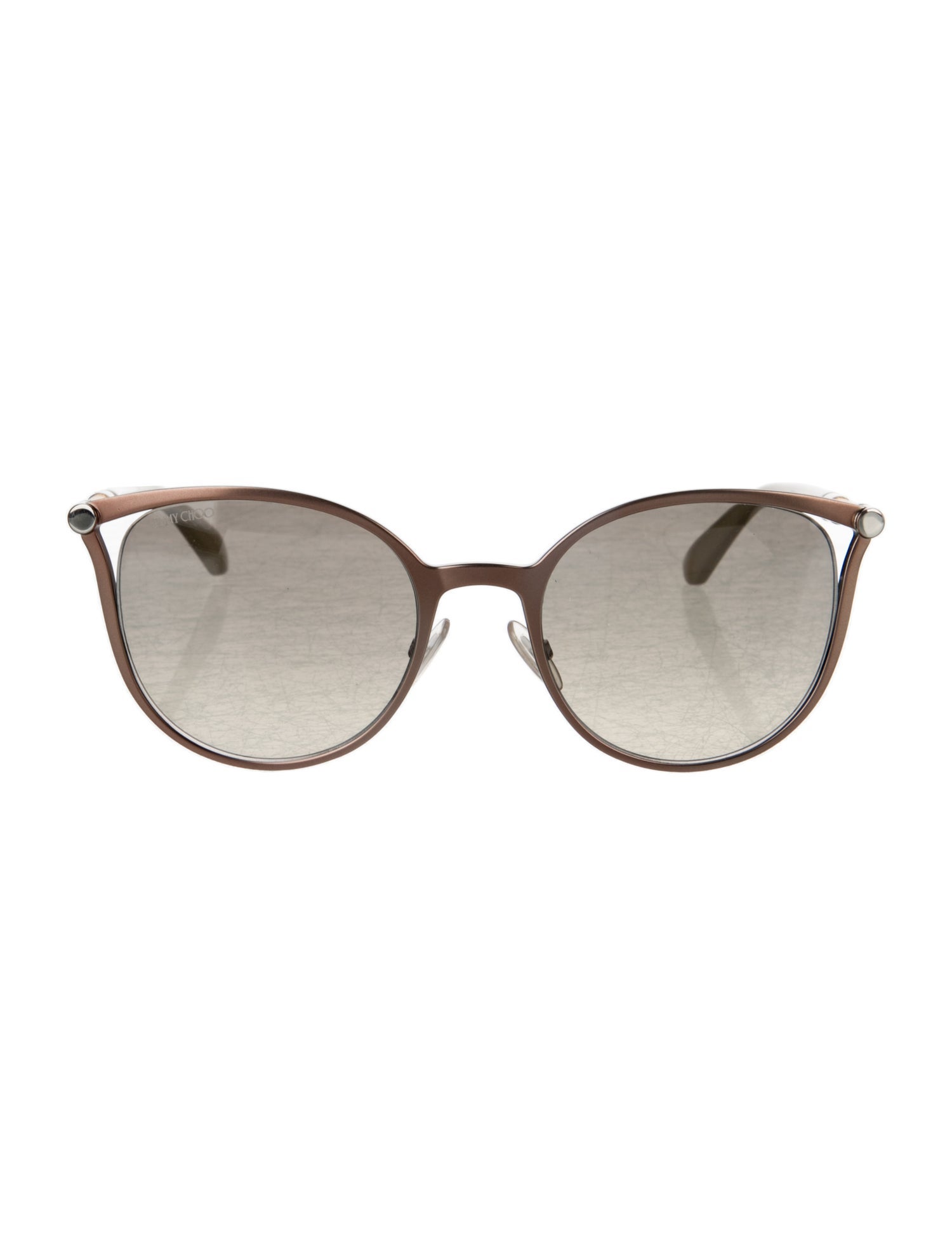 Jimmy Choo Round Gradient Sunglasses