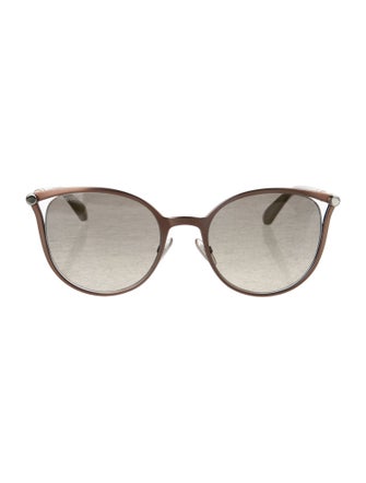 Jimmy Choo Round Gradient Sunglasses