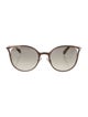 Jimmy Choo Round Gradient Sunglasses
