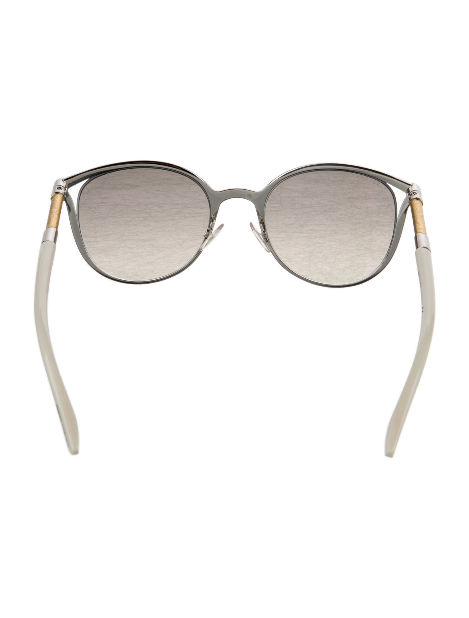 Jimmy Choo Round Gradient Sunglasses