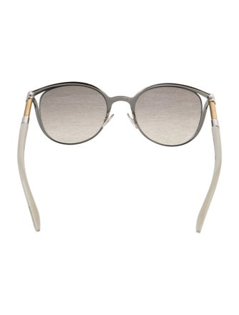 Jimmy Choo Round Gradient Sunglasses