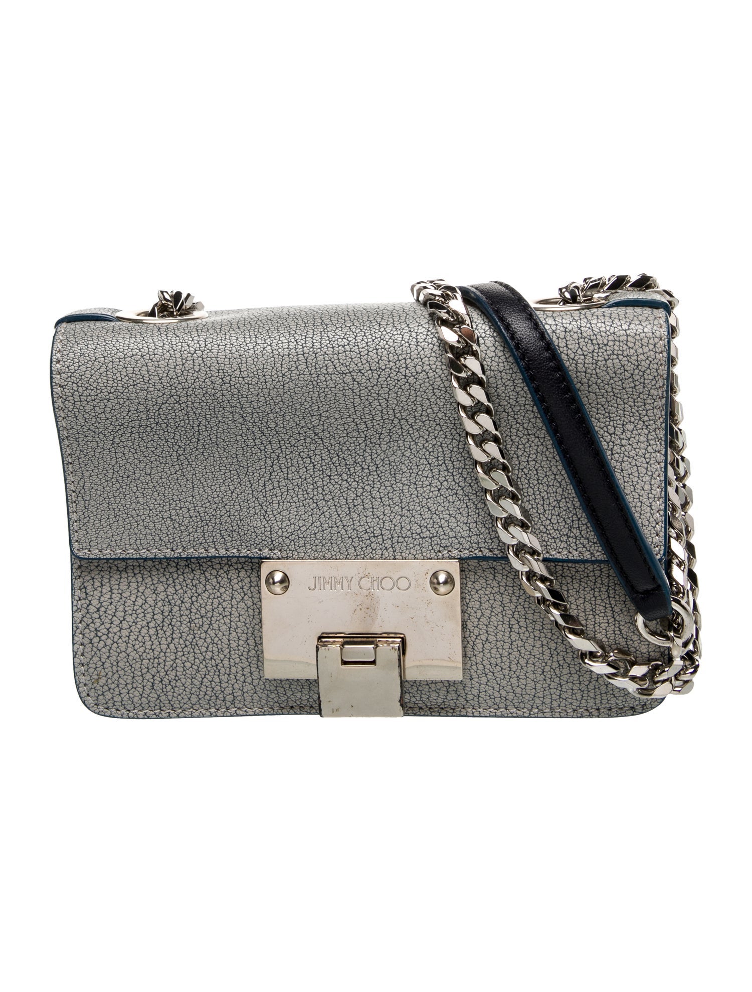 Jimmy Choo Leather Messenger Bag