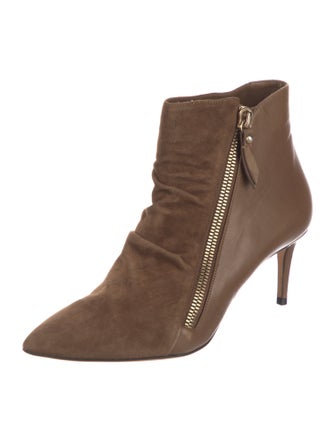 Jimmy Choo Suede Lace-Up Boots