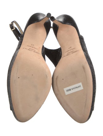 Jimmy Choo Glitter Slingback Sandals