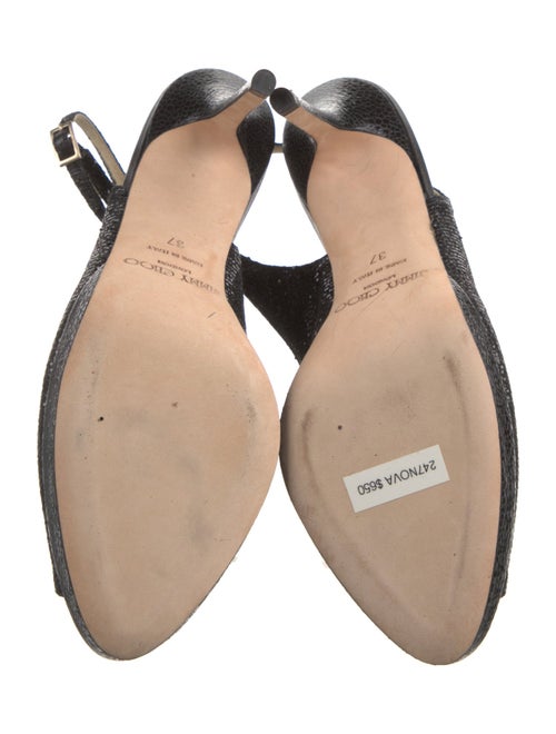 Jimmy Choo Glitter Slingback Sandals