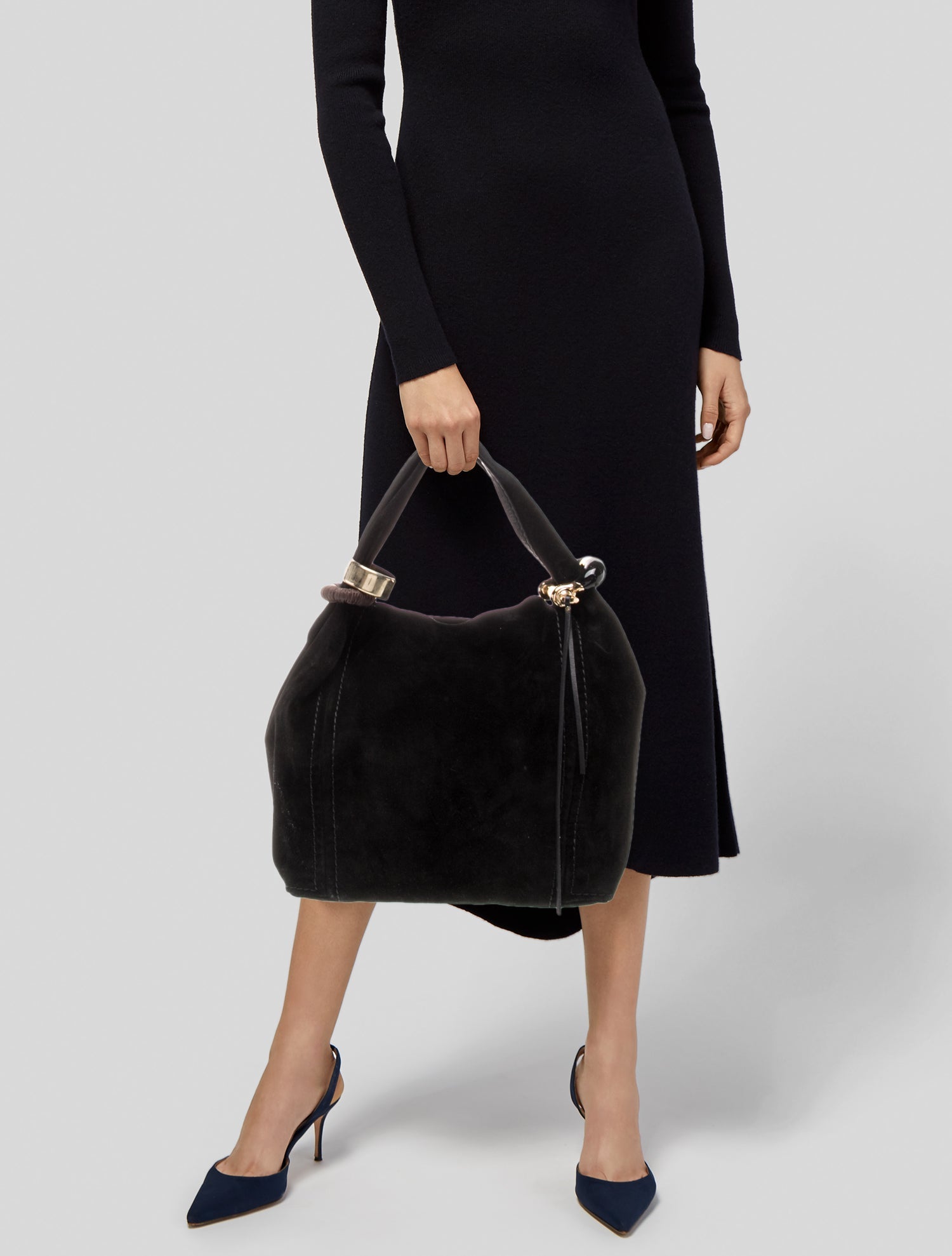 Jimmy Choo Suede Shoulder Bag