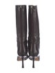 Jimmy Choo Leather Sock Boots