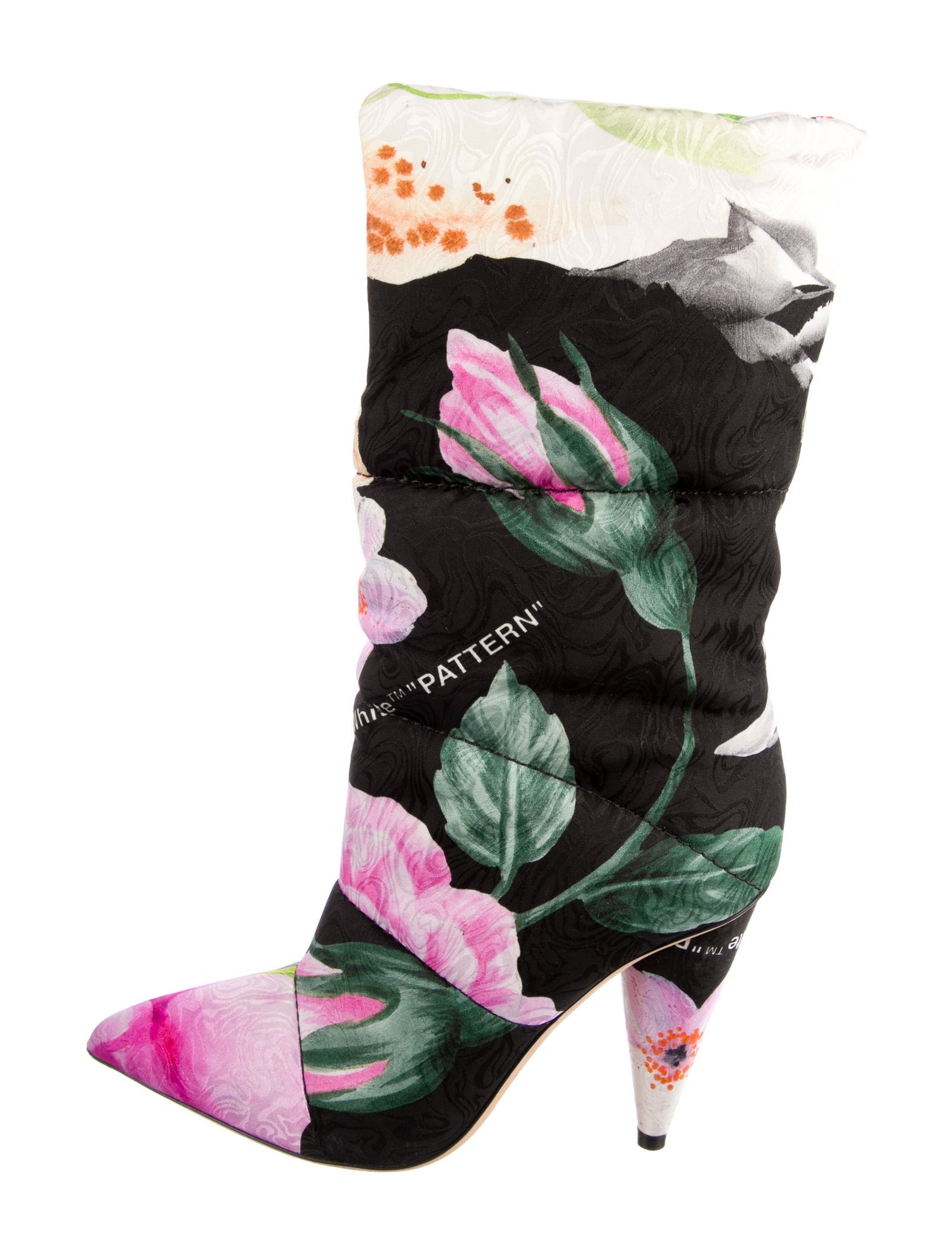 Off-White x Jimmy Choo 2018 Floral Print Boots