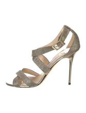 Jimmy Choo Glitter Sandals
