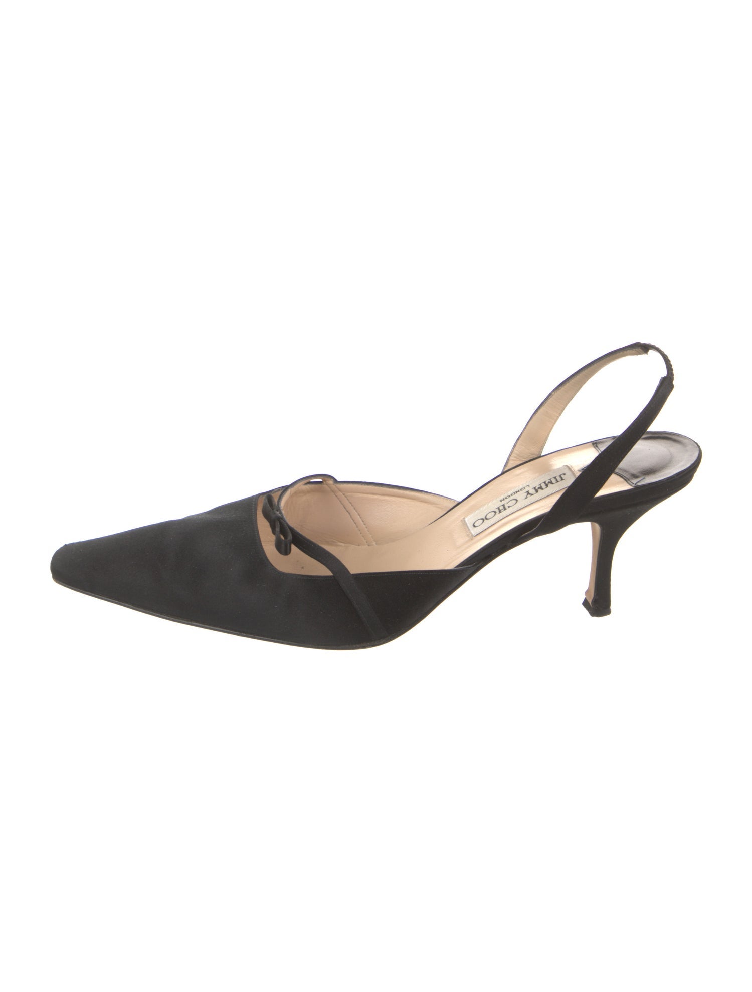 Jimmy Choo Satin Slingback Pumps