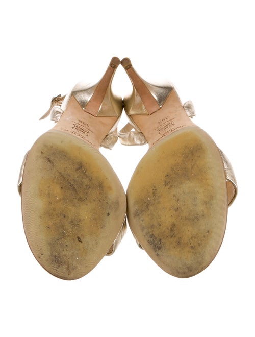 Jimmy Choo Leather Slingback Sandals