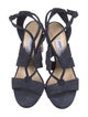 Jimmy Choo Suede Animal Print Slingback Sandals