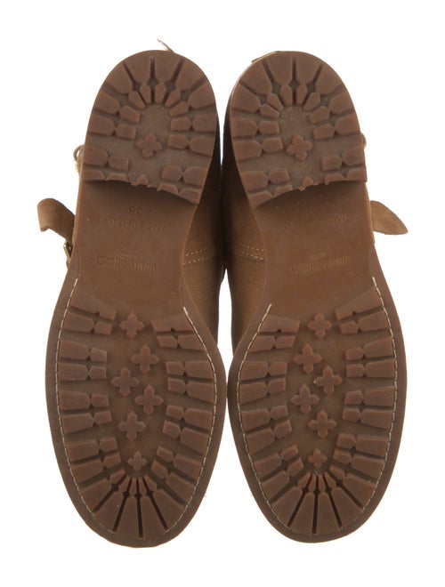 Jimmy Choo Suede Moto Boots